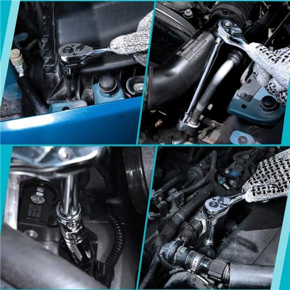 DURATECH Bit Socket Set, 42-piece with Storage Case, SAE & Metric - Picture 7 of 7